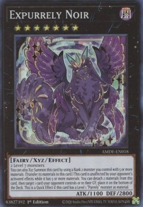 Yu-Gi-Oh! AMDE Expurrely Noir (V.2 - Collectors Rare)