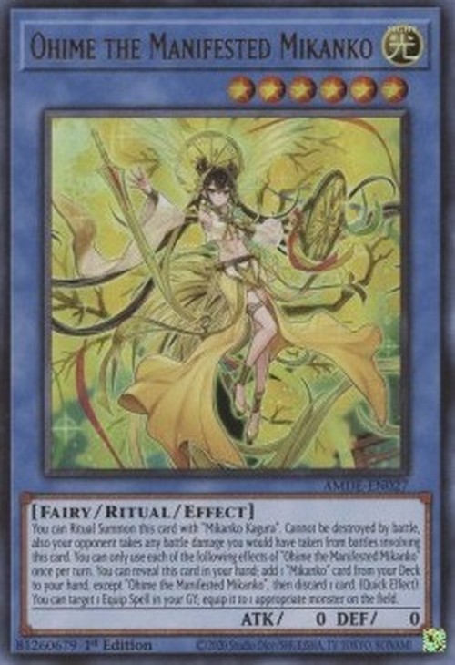 Yu-Gi-Oh! AMDE Ohime the Manifested Mikanko