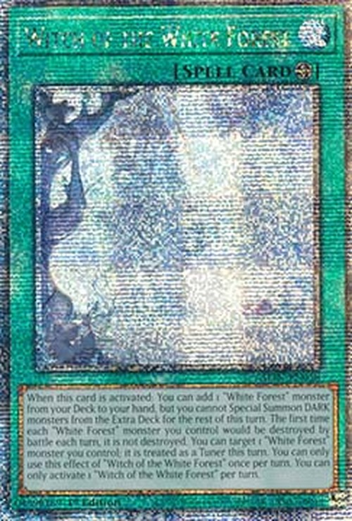 Yu-Gi-Oh! ALIN Witch of the White Forest (V.2 - Quarter Century Secret Rare