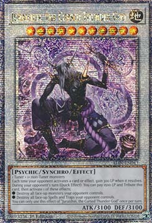 Yu-Gi-Oh! ALIN Juraishin, the Cursed Thunder God (V.2 - Quarter Century Sec
