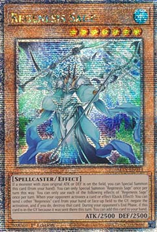 Yu-Gi-Oh! ALIN Regenesis Sage (V.2 - Quarter Century Secret Rare)