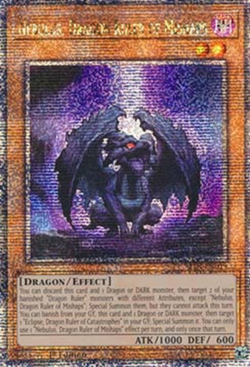 Yu-Gi-Oh! ALIN Nebulus, Dragon Ruler of Mishaps (V.2 - Quarter Century Secr