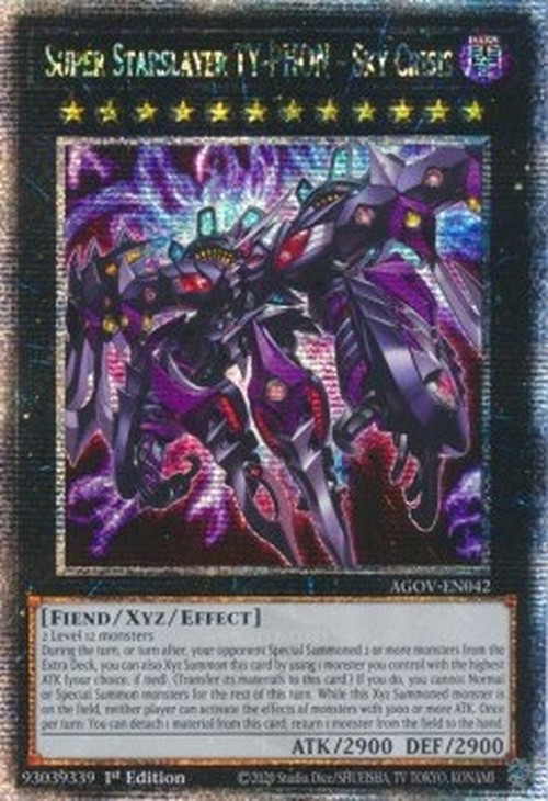 Yu-Gi-Oh! AGOV Super Starslayer TY-PHON - Sky Crisis (V.2 - Quarter Century