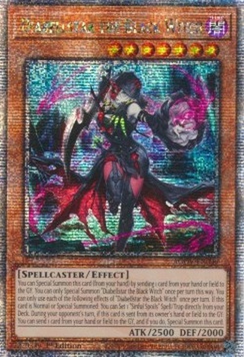Yu-Gi-Oh! AGOV Diabellstar the Black Witch (V.2 - Quarter Century Secret Ra