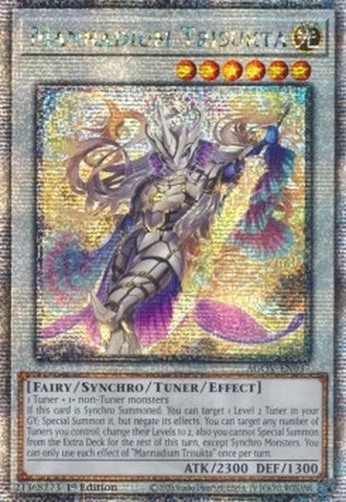 Yu-Gi-Oh! AGOV Mannadium Trisukta (V.2 - Quarter Century Secret Rare)
