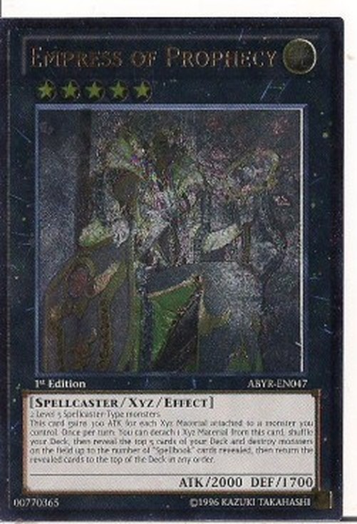 Yu-Gi-Oh! ABYR Empress of Prophecy (V.2 - Ultimate Rare)