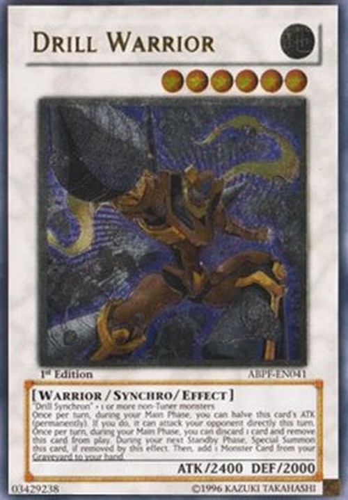 Yu-Gi-Oh! ABPF Drill Warrior (V.2 - Ultimate Rare)