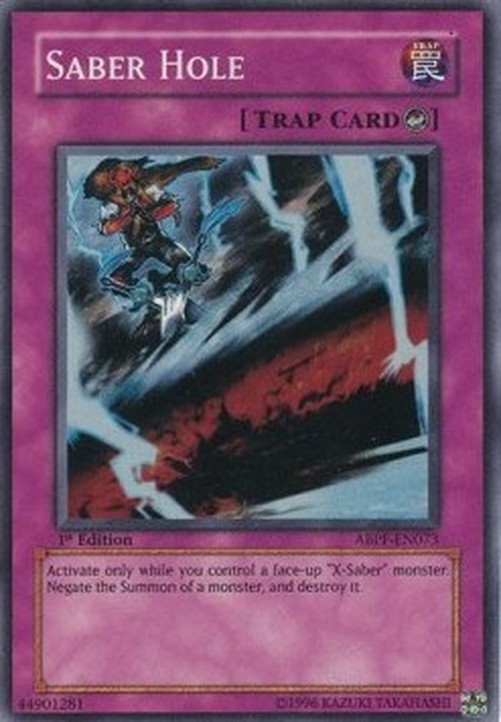 Yu-Gi-Oh! ABPF Saber Hole