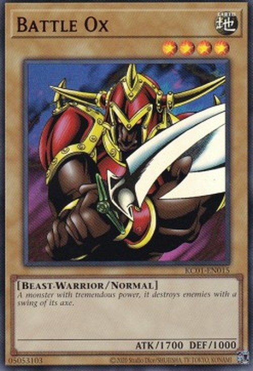 Yu-Gi-Oh! KC01 Battle Ox