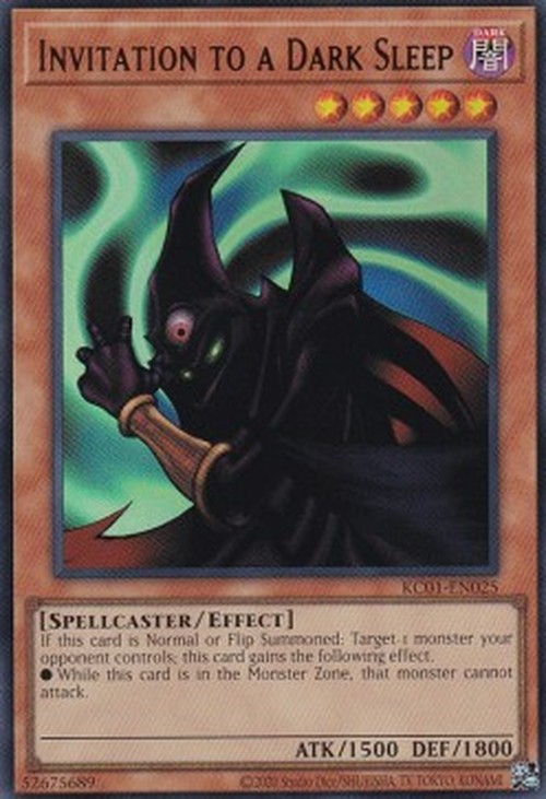 Yu-Gi-Oh! KC01 Invitation to a Dark Sleep