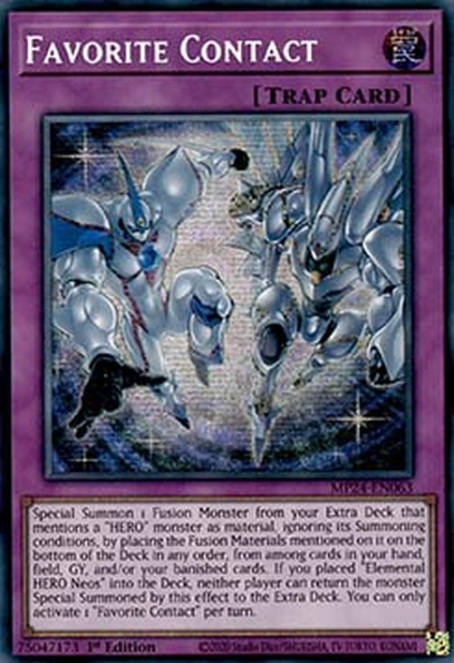 Yu-Gi-Oh! MP24 Favorite Contact