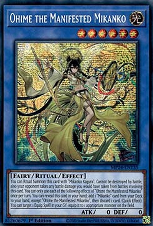 Yu-Gi-Oh! MP24 Ohime the Manifested Mikanko
