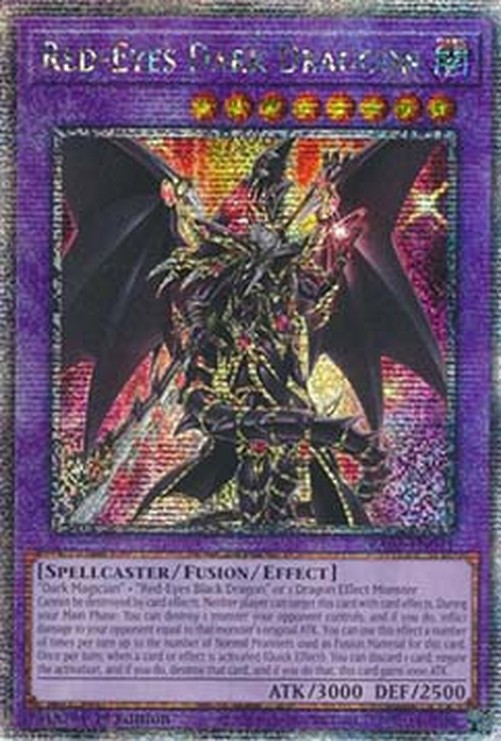 Yu-Gi-Oh! RA02 Red-Eyes Dark Dragoon (V.5 - Quarter Century Secret Rare)