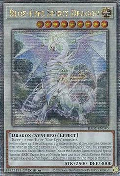 Yu-Gi-Oh! RA02 Blue-Eyes Spirit Dragon (V.5 - Quarter Century Secret Rare)