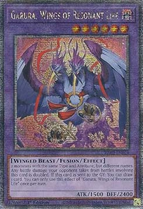 Yu-Gi-Oh! RA02 Garura, Wings of Resonant Life (V.5 - Quarter Century Secret