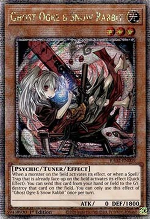 Yu-Gi-Oh! RA02 Ghost Ogre & Snow Rabbit (V.5 - Quarter Century Secret Rare)