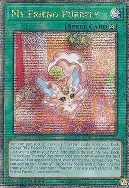 Yu-Gi-Oh! RA02 My Friend Purrely (V.5 - Quarter Century Secret Rare)