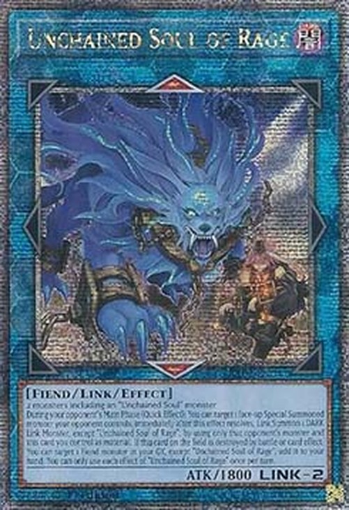 Yu-Gi-Oh! RA02 Unchained Soul of Rage (V.5 - Quarter Century Secret Rare)