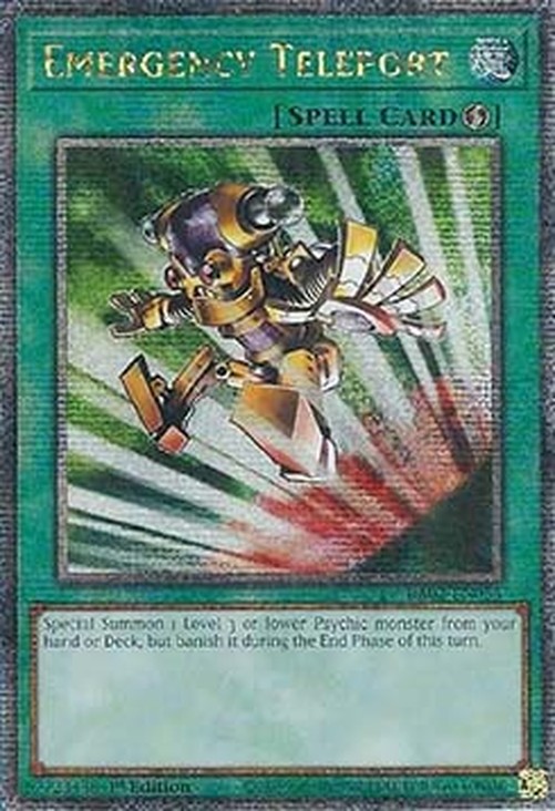 Yu-Gi-Oh! RA02 Emergency Teleport (V.5 - Quarter Century Secret Rare)