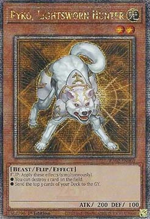 Yu-Gi-Oh! RA02 Ryko, Lightsworn Hunter (V.5 - Quarter Century Secret Rare)