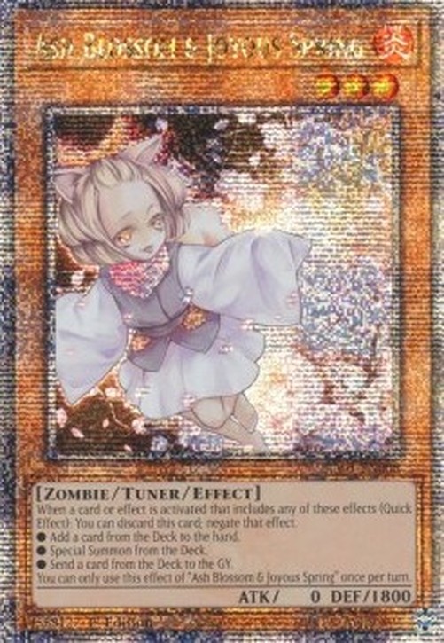 Yu-Gi-Oh! RA01 Ash Blossom & Joyous Spring (V.5 - Quarter Century Secret Ra