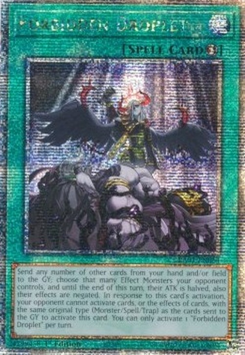 Yu-Gi-Oh! RA01 Forbidden Droplet (V.5 - Quarter Century Secret Rare)