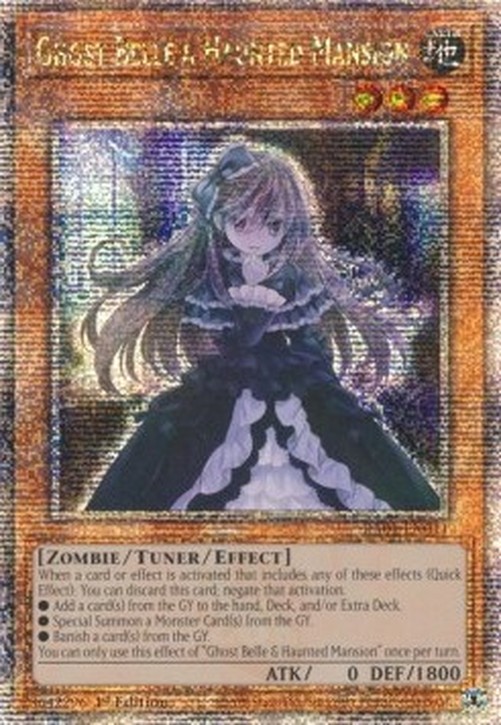 Yu-Gi-Oh! RA01 Ghost Belle & Haunted Mansion (V.5 - Quarter Century Secret 