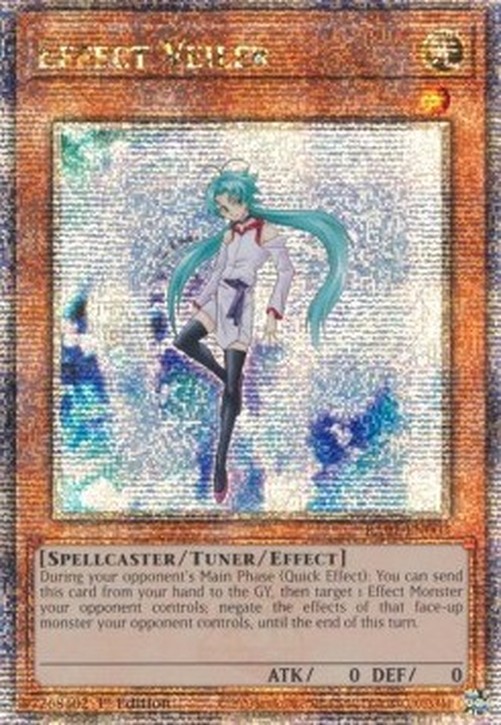 Yu-Gi-Oh! RA01 Effect Veiler (V.5 - Quarter Century Secret Rare)