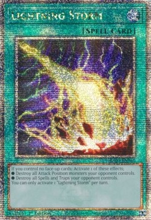 Yu-Gi-Oh! RA01 Lightning Storm (V.5 - Quarter Century Secret Rare)