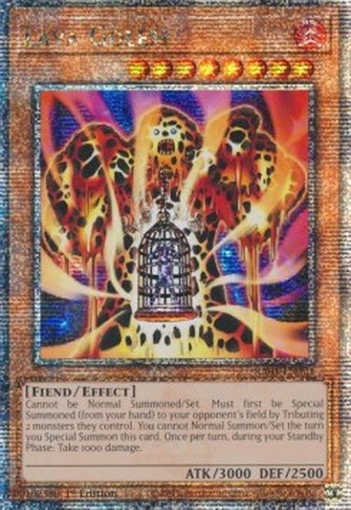 Yu-Gi-Oh! RA01 Lava Golem (V.5 - Quarter Century Secret Rare)