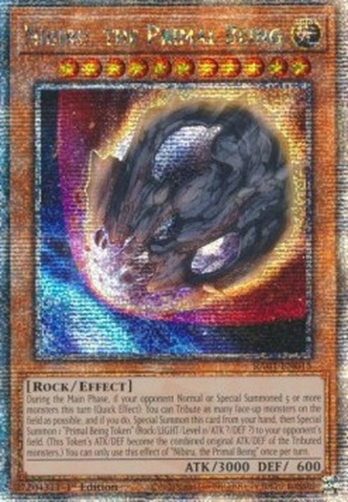 Yu-Gi-Oh! RA01 Nibiru, the Primal Being (V.5 - Quarter Century Secret Rare)