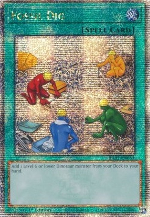 Yu-Gi-Oh! RA01 Fossil Dig (V.5 - Quarter Century Secret Rare)