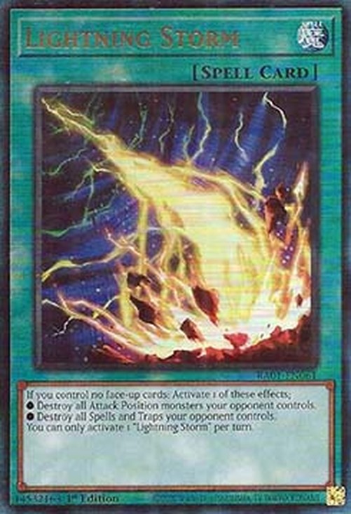 Yu-Gi-Oh! RA01 Lightning Storm (V.7 - Ultimate Rare)