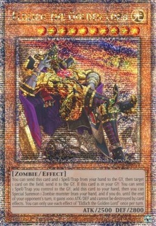 Yu-Gi-Oh! RA01 Eldlich the Golden Lord (V.12 - Quarter Century Secret Rare)