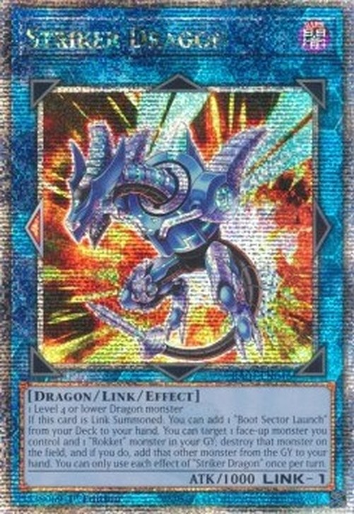 Yu-Gi-Oh! RA01 Striker Dragon (V.5 - Quarter Century Secret Rare)
