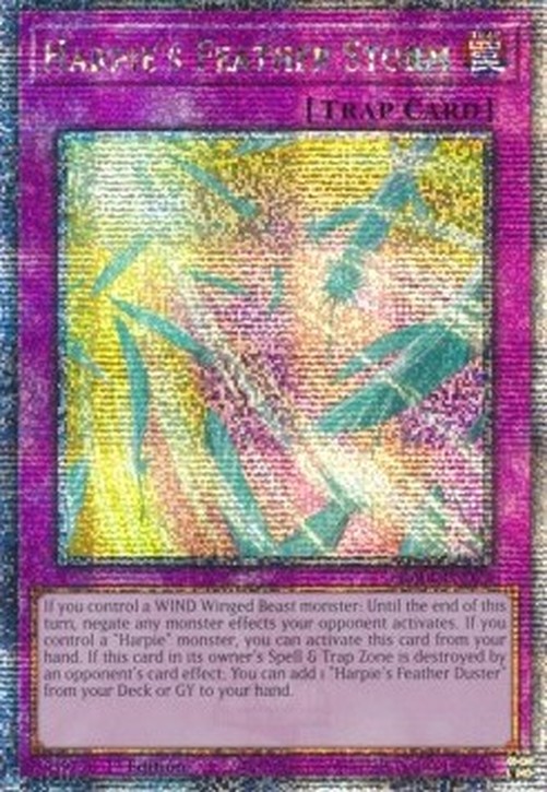 Yu-Gi-Oh! RA01 Harpie's Feather Storm (V.5 - Quarter Century Secret Rare)
