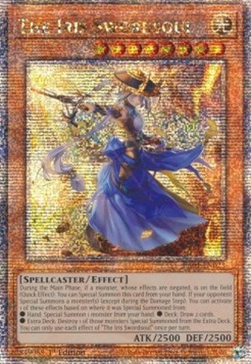 Yu-Gi-Oh! RA01 The Iris Swordsoul (V.5 - Quarter Century Secret Rare)