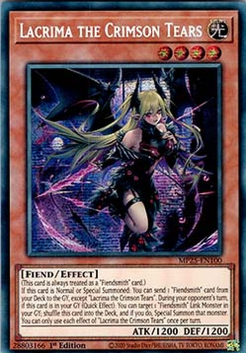Yu-Gi-Oh! MP25 Lacrima the Crimson Tears