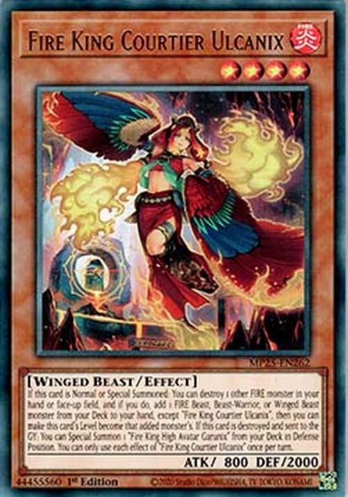 Yu-Gi-Oh! MP25 Fire King Courtier Ulcanix