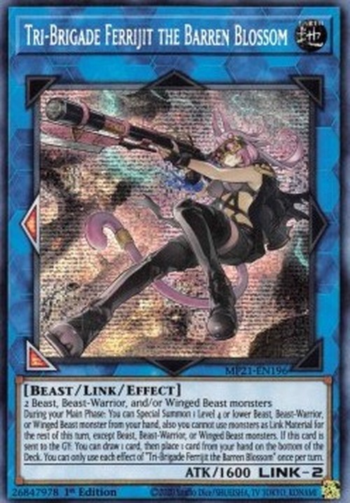 Yu-Gi-Oh! MP21 Tri-Brigade Ferrijit the Barren Blossom