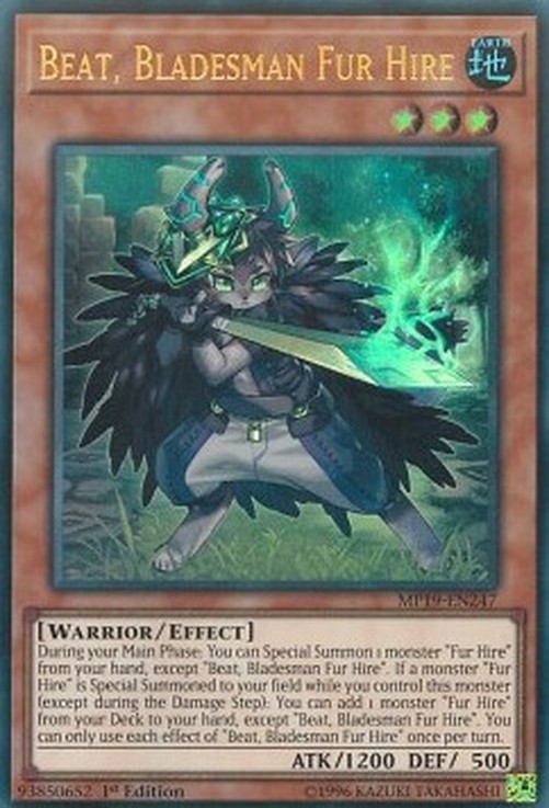 Yu-Gi-Oh! MP19 Beat, Bladesman Fur Hire