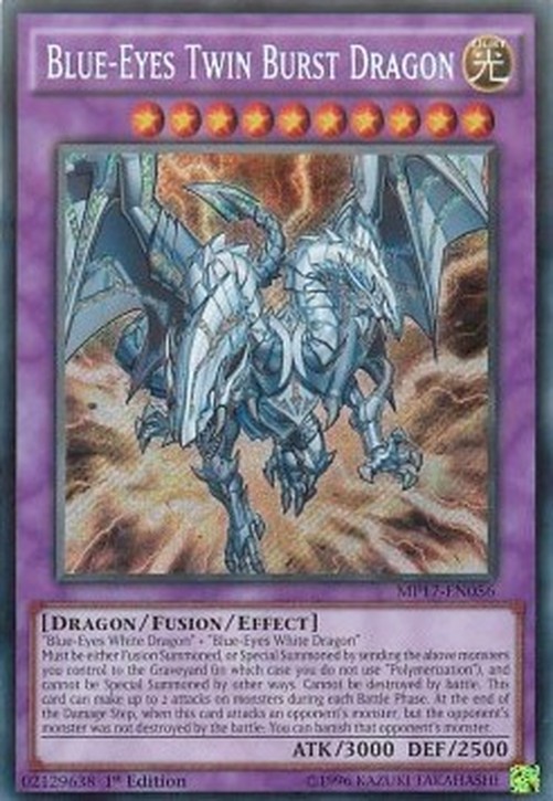 Yu-Gi-Oh! MP17 Blue-Eyes Twin Burst Dragon