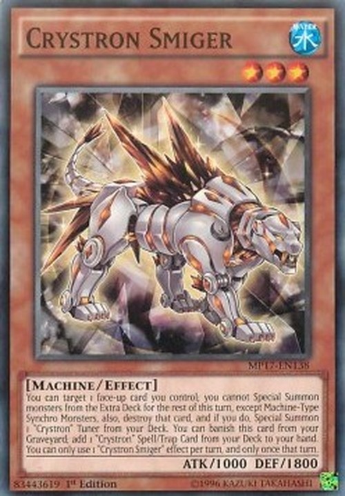 Yu-Gi-Oh! MP17 Crystron Smiger