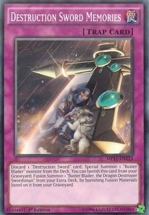 Yu-Gi-Oh! MP17 Destruction Sword Memories