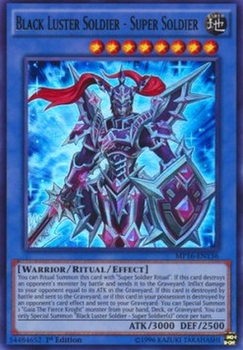 Yu-Gi-Oh! MP16 Black Luster Soldier - Super Soldier