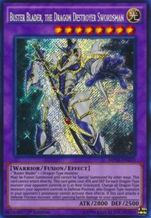 Yu-Gi-Oh! MP16 Buster Blader, the Dragon Destroyer Swordsman
