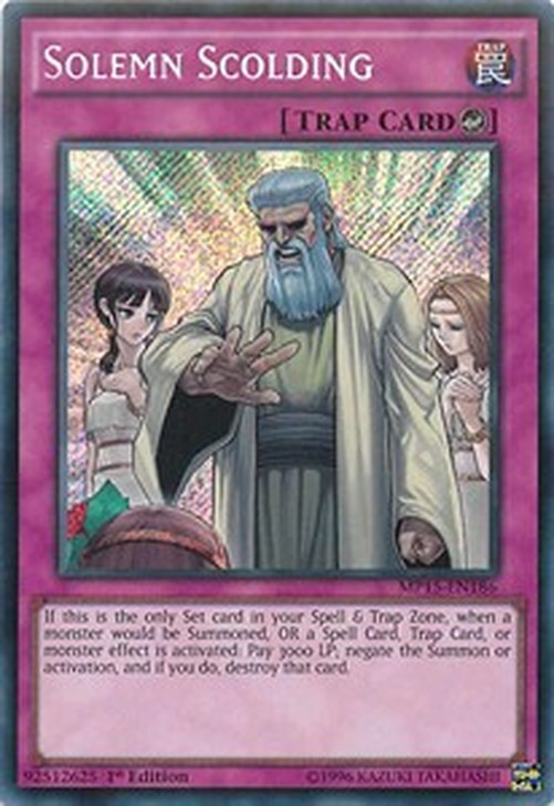 Yu-Gi-Oh! MP15 Solemn Scolding
