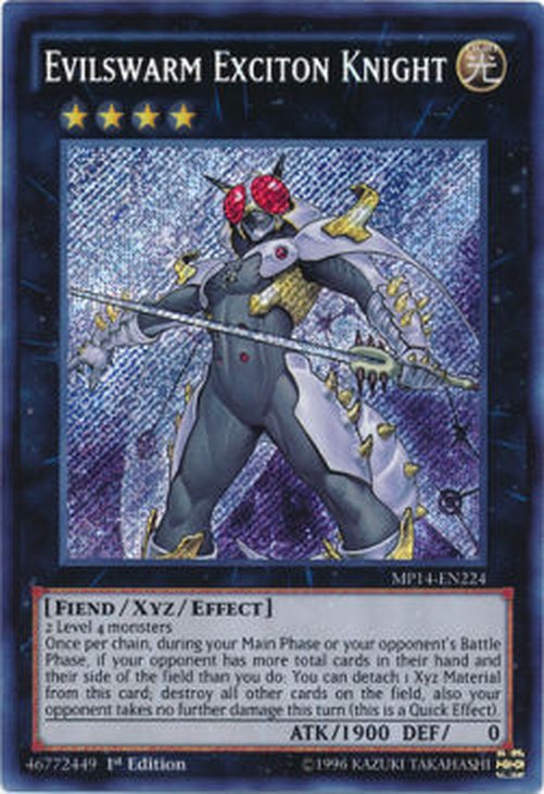 Yu-Gi-Oh! MP14 Evilswarm Exciton Knight