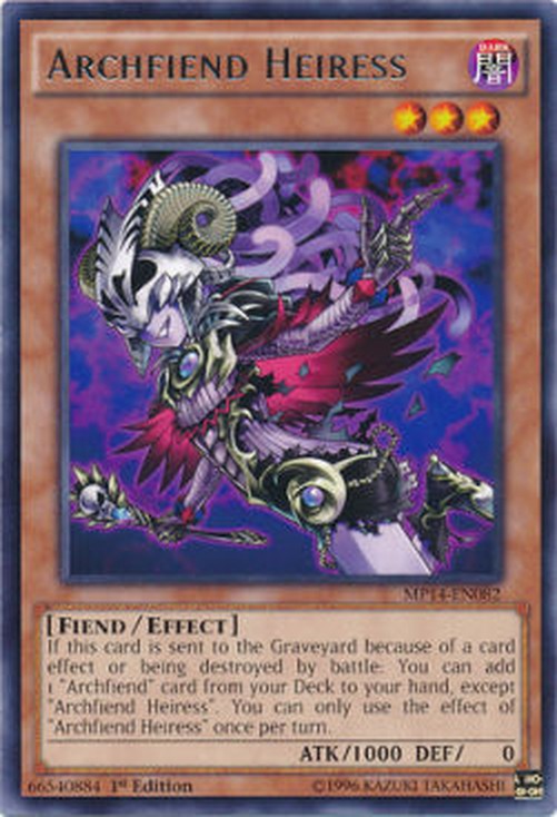 Yu-Gi-Oh! MP14 Archfiend Heiress