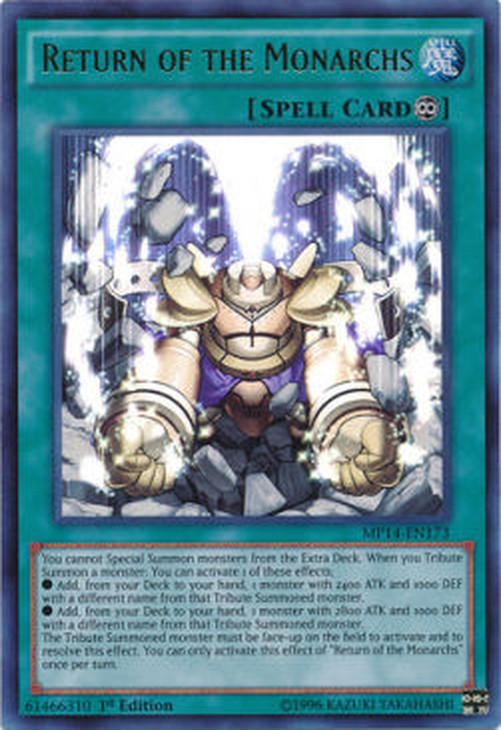Yu-Gi-Oh! MP14 Return of the Monarchs